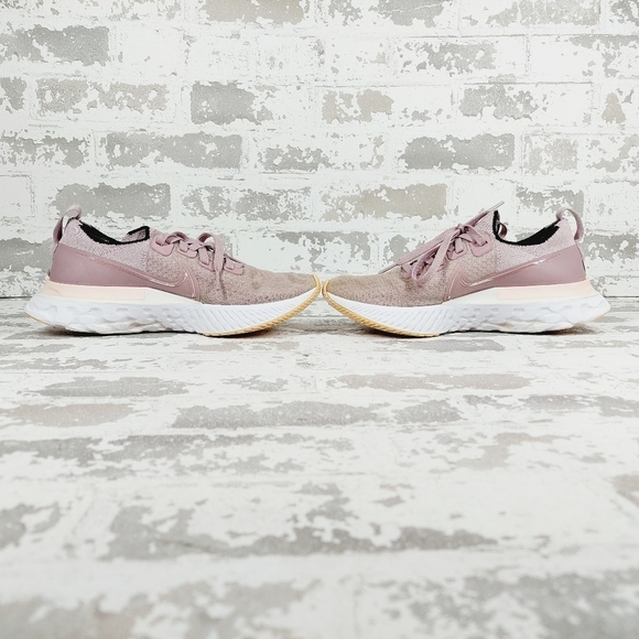 Nike React Infinity Run Flyknit Womens Pink Running Athleisure Sneakers O216 - Picture 7 of 11